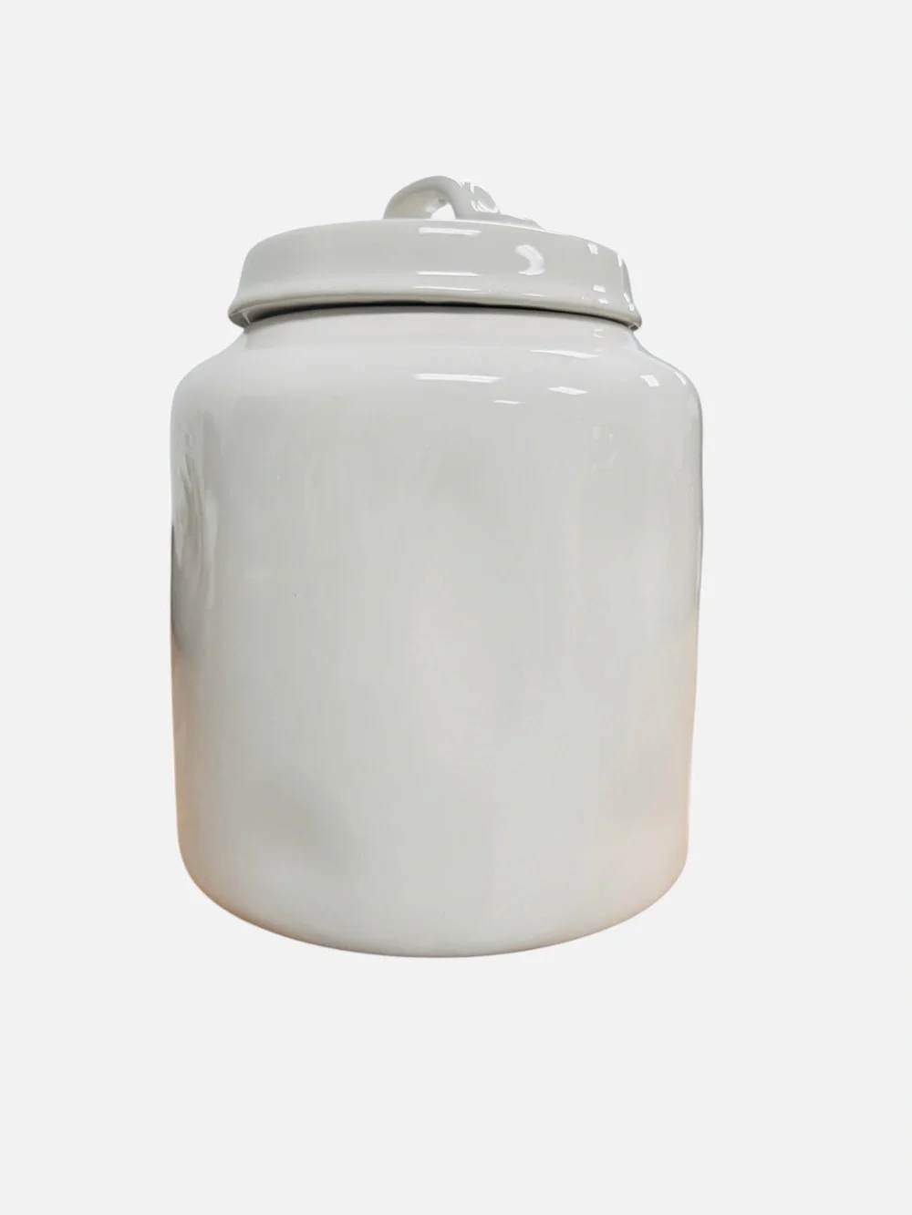 Rae Dunn Grandma’s Kitchen Ceramic White Canister Cookie Jar Artisan Collection